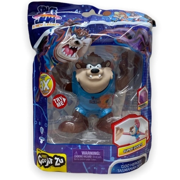 Moose Other - Heroes OF Goo Jit Zu TASMANIAN DEVIL Space Jam A New Legacy TAZ Figure Fidget